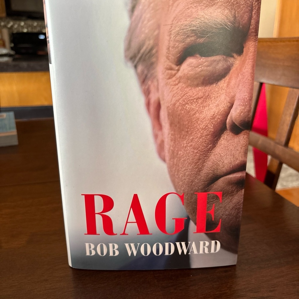 Rage by Bob Woodward - Red and Gray Hardcover